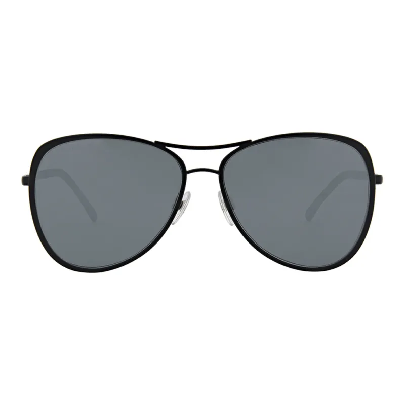 CHANEL Acetate Aviator Sunglasses Unisex Black-2