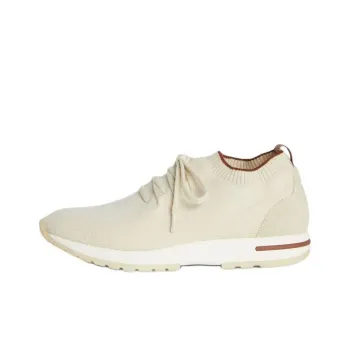 Loro Piana Low Top Casual Shoes Women's White