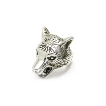GUCCI 925 Sterling Silver Rings Men's Silver