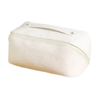 ALOENEY PU Makeup Bag Regular Women's White, Black, Brown