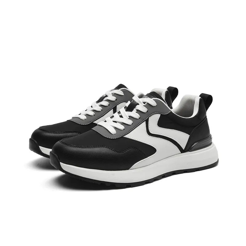 HLA Trendy Patchwork Abrasion Resistant Shoes For Comfortable Running And Height Increase Casual Style Men's-6