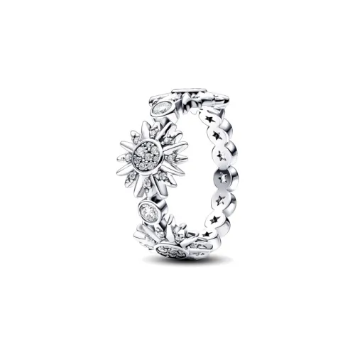 Pandora 925 Sterling Silver Rings Women's Silver