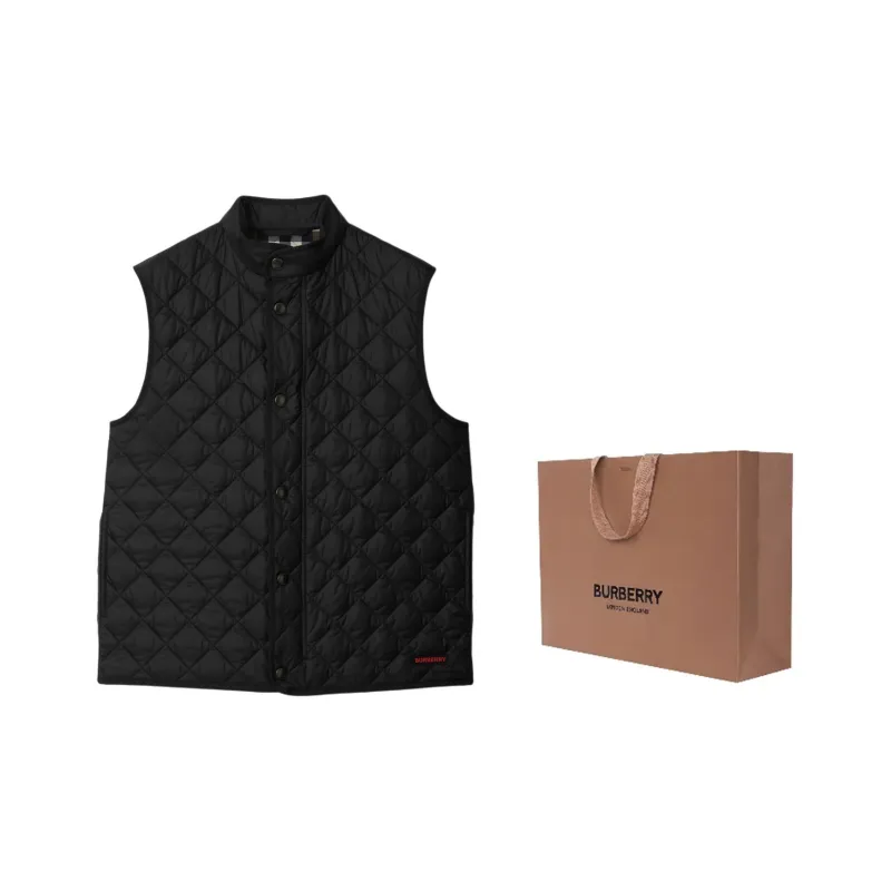 Burberry Vests Men Black-2
