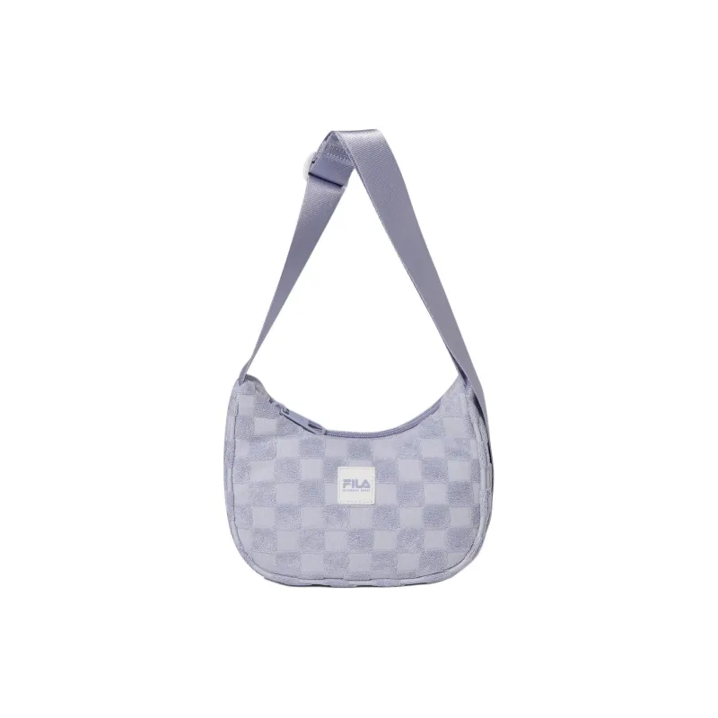 FILA Rayon With Polyester Hobo Bag, Shoulder Bag, Crossbody Bag Regular Women's Light Blue-0