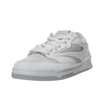 Erke Unparalleled Cushioning Wear Resistant Low Top Skateboard Shoes Men's Gray White