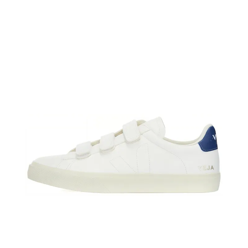 VEJA Recife Stylish Skateboarding Shoes Men's White Blue-0