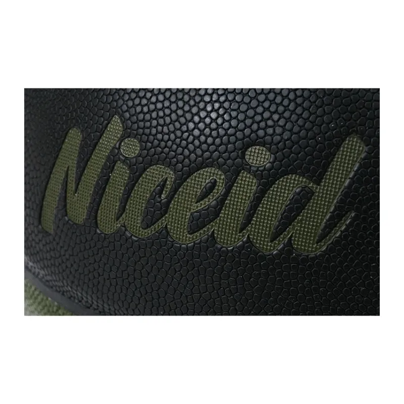 NICEID PU Basketball Green Size 7 Standard Training Unisex-3