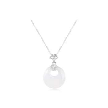 Memories Chalcedony Jade Necklaces Women's
