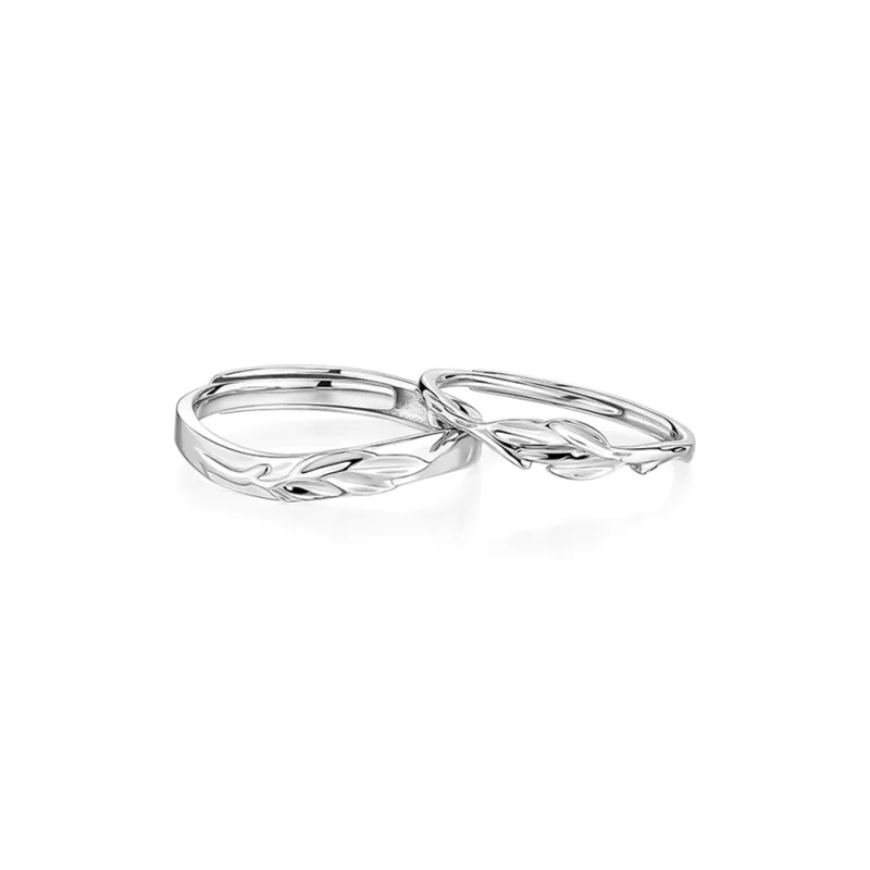 KADER S925 Silver Rings Unisex Silver White-1