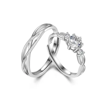 RINGLOVE Alloy Rings Unisex Silver