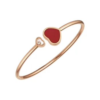 CHOPARD Happy Hearts Gemstone Bangles Unisex