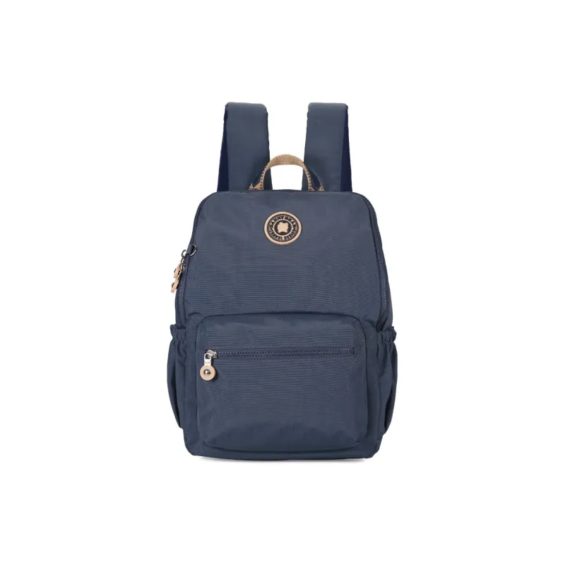 DANNYBEARJEANS Fabric Backpack Large Size Unisex Dark Blue-1