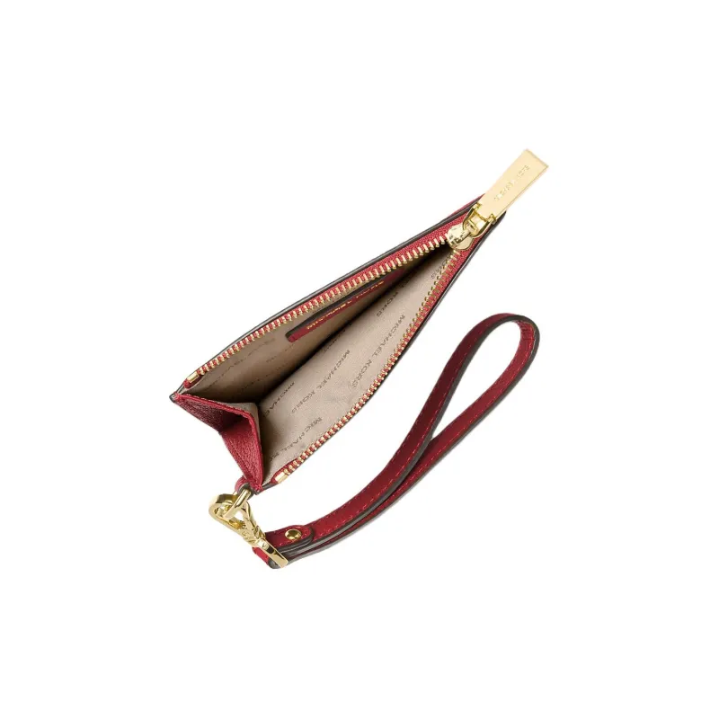 MICHAEL KORS Mercer Leather Coin Purses Wallets Small Size Women's Patent Red-2
