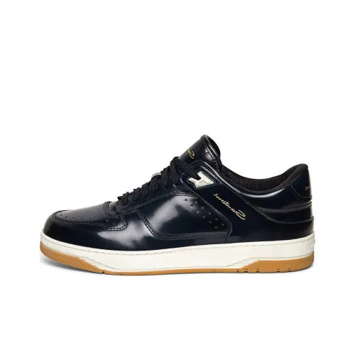 Santoni Sneak-air Leather Sneakers