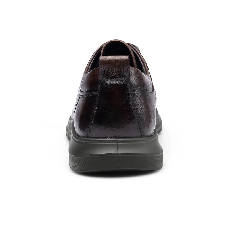 Strongman 3515 Men's Summer Breathable Lace-Up Casual Men's Leather Shoes Soft-8