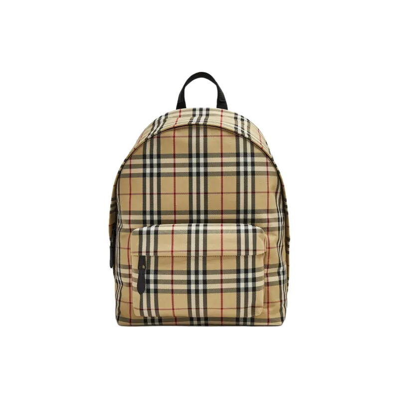 Burberry Fabric Backpack Men's Yellow & Multicolor-0