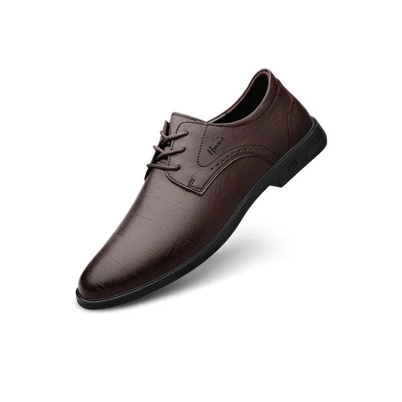 Extravagant Dress Shoes Men Low Top Black/Brown-2
