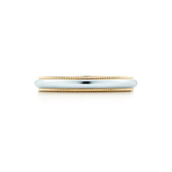 TIFFANY & CO. Platinum 18K Gold Rings Women's Silver