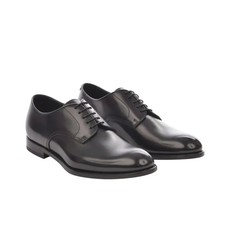 DOUCAL'S Round Toe Lace Up Oxford Shoes-2