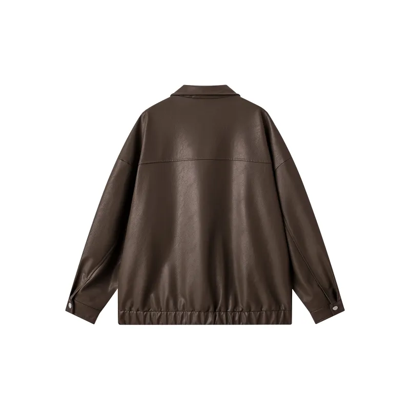 WANX Leather Jackets Unisex-4