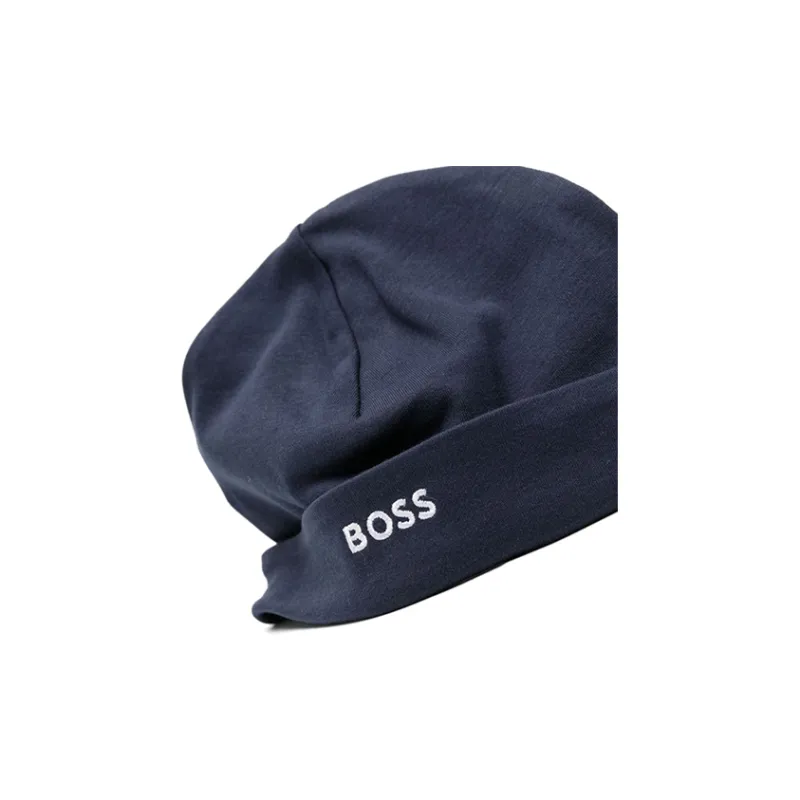 BOSS Logo-embroidered Jersey Beanie-2