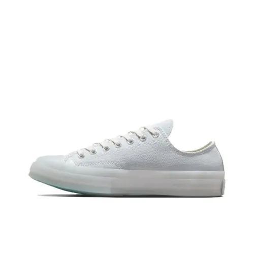Converse Chuck 70 Anti-Slip Wear-Resistant Low-Top Canvas Shoes Unisex White