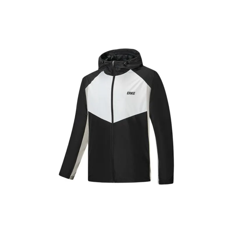 Erke Life Collection Trench Coat Men's Jet Black-2