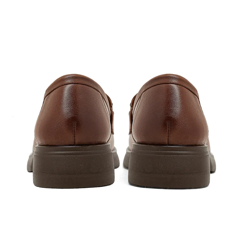 COMELY Loafers Women's Black/Light Brown/Ecru-9