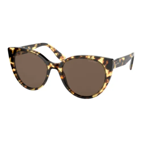 miu ballerina miu ballerina Acetate Round Sunglasses Women's Tortoiseshell