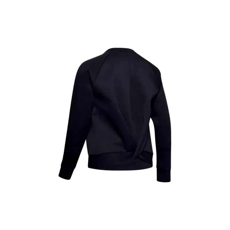 Under Armour Recovery Script Sweatshirt Women's Black-1