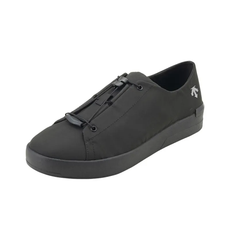 DESCENTE Slip Resistant Cushioning Low Top Skateboard Shoes Unisex Black White-2