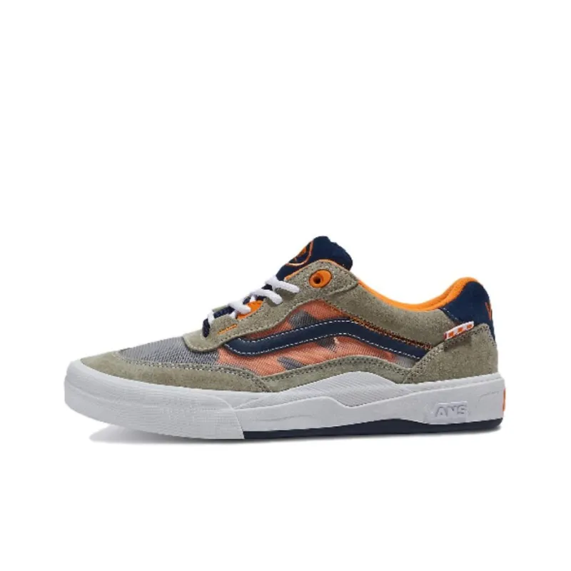 Vans Wayvee Anti Slip Wear Resistant Low Top Skateboard Shoes Unisex Green-0