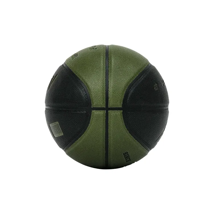 NICEID PU Basketball Green Size 7 Standard Training Unisex-2