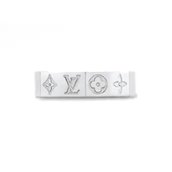 LOUIS VUITTON Silver Rings Men's Silver