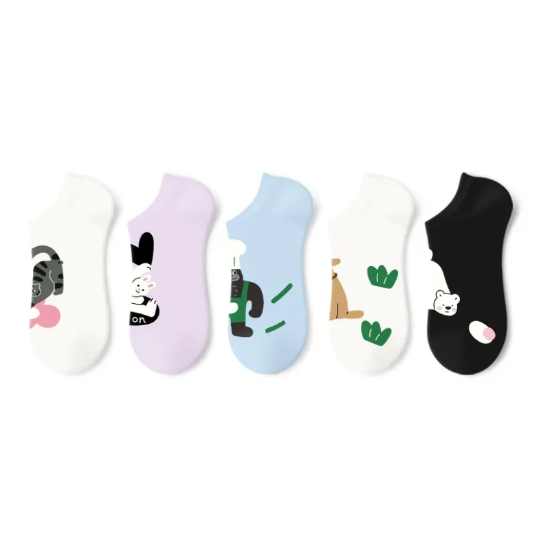 Primeet Ankle Socks Women's 5 Pack-6
