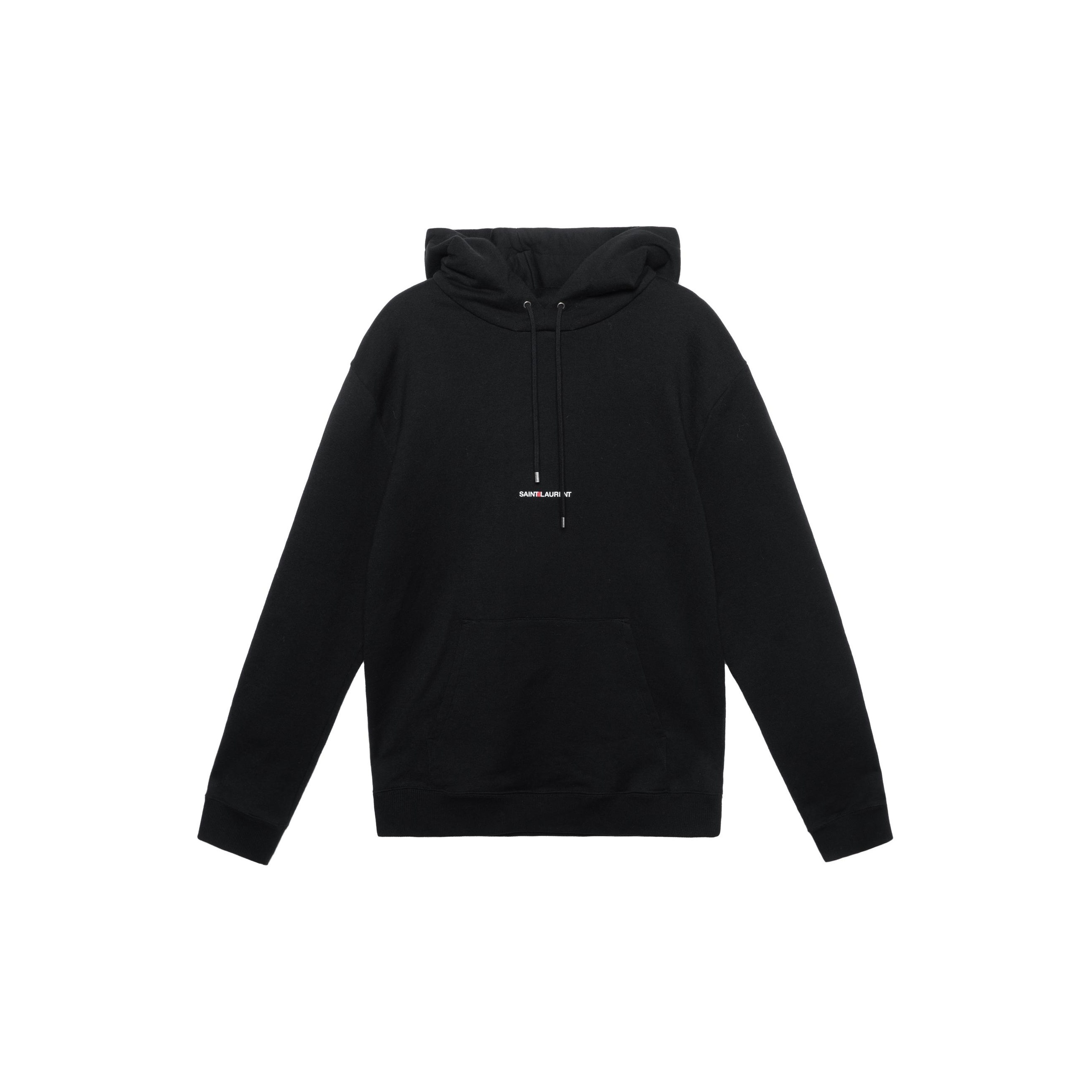 パーカー・フーディ Saint Laurent Hoodie With Logo Saint Laurent Logo Hoodie in White | FWRD