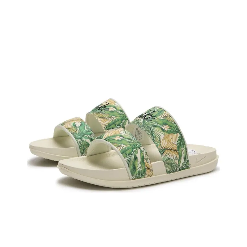 Nike Offcourt Cut Out Slide Slippers Women's Green-1