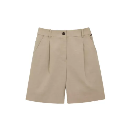 COACH Casual Shorts Women's Tea Brown