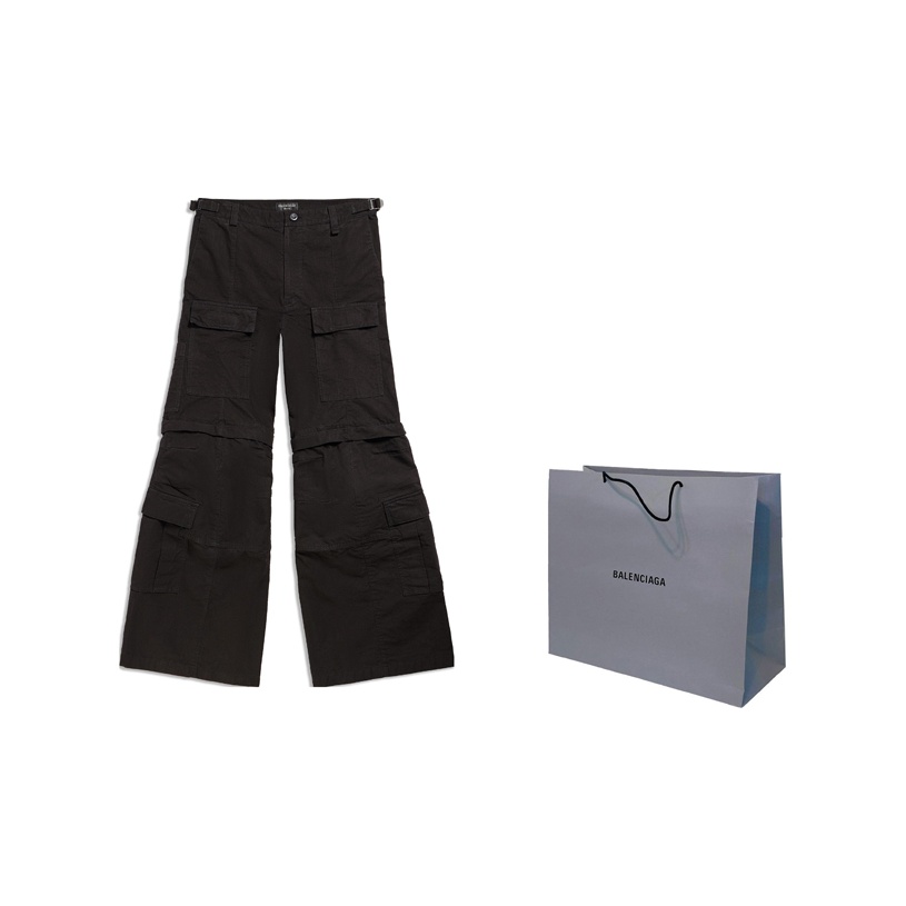 Balenciaga FW23 Cargo Pants Loose Fit Unisex - POIZON