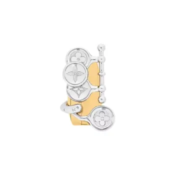 LOUIS VUITTON Metal Rings Women's Silver