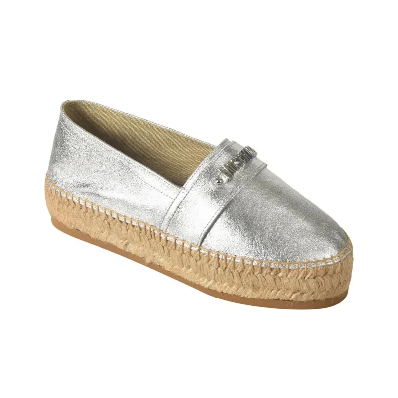 MOSCHINO Logo Lettering Slip-On Espadrilles Women's-2