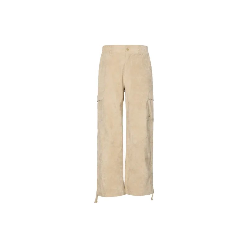 Jordan Knitted Sports Pants Women's Desert Yellow-1