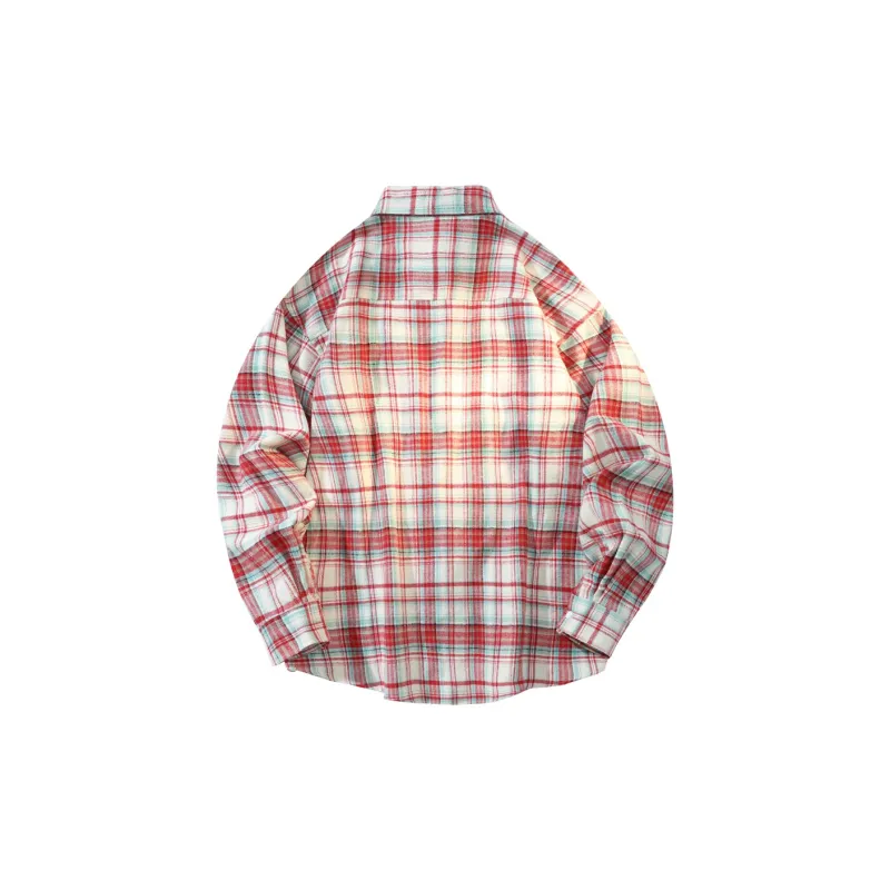 BRUMAIRE Shirt Unisex Blue Plaid-1