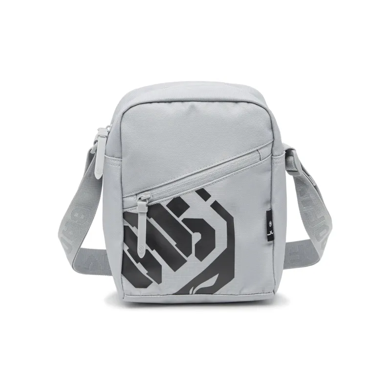 LiNing Badfive Polyester Shoulder Bag Crossbody Bag Unisex Mist Gray-0