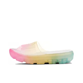 UGG Jella Clear Watercolors Slide Rainbow Blend Women's
