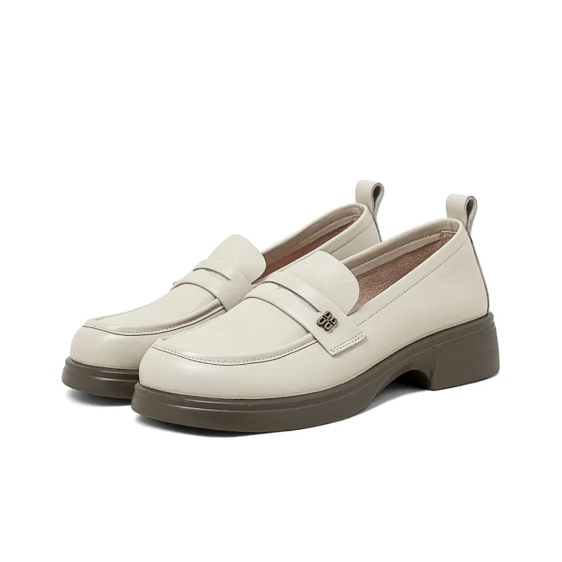 COMELY Loafers Women's Black/Light Brown/Ecru-11
