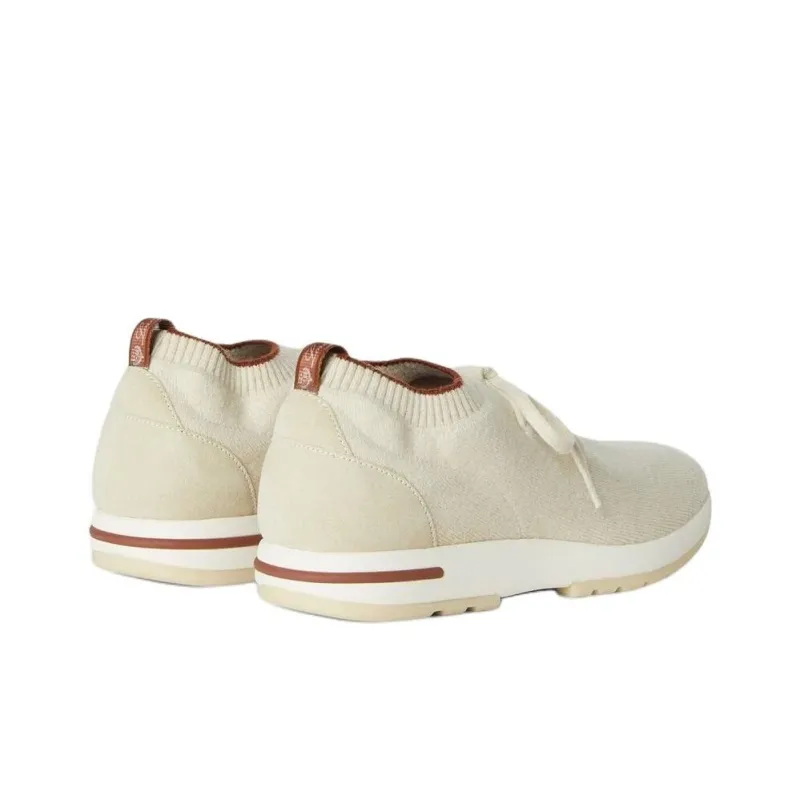 Loro Piana Low Top Casual Shoes Women's White-3