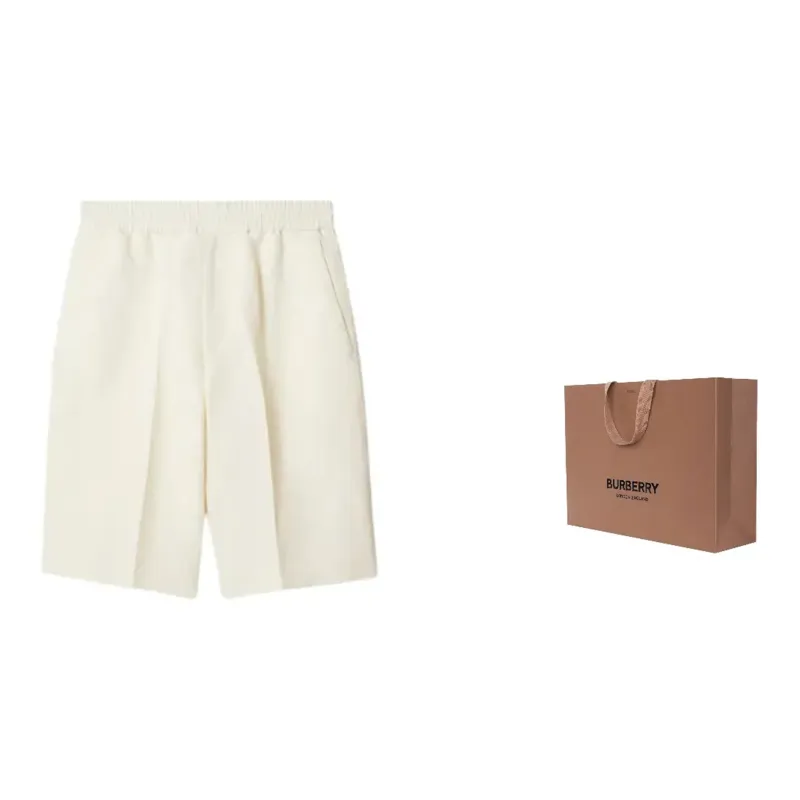 Burberry Casual Shorts Men's Pearl White-2