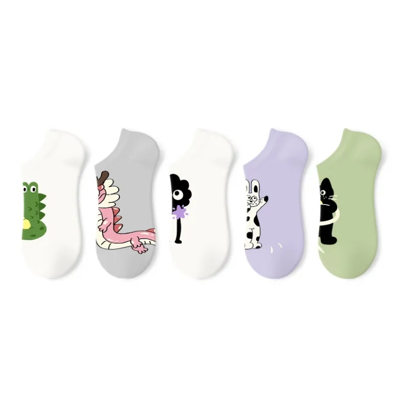 Primeet Ankle Socks Women's 5 Pack-5