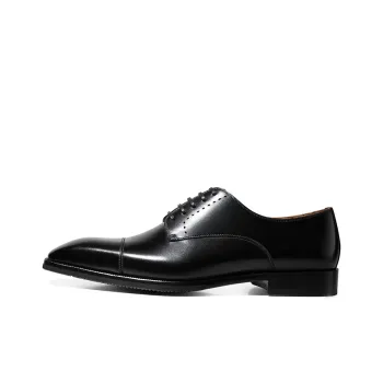 THOM WILLS Business British Calfskin Derby Shoes Dress Shoes Men's Black